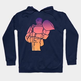 Copy of Knight Paladin (Flaming Dawn): A Fantasy Design Hoodie